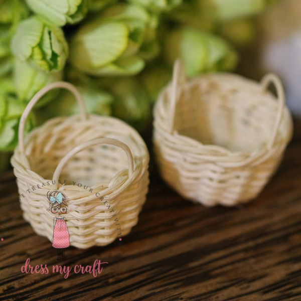 Miniature Wicker Basket - Small