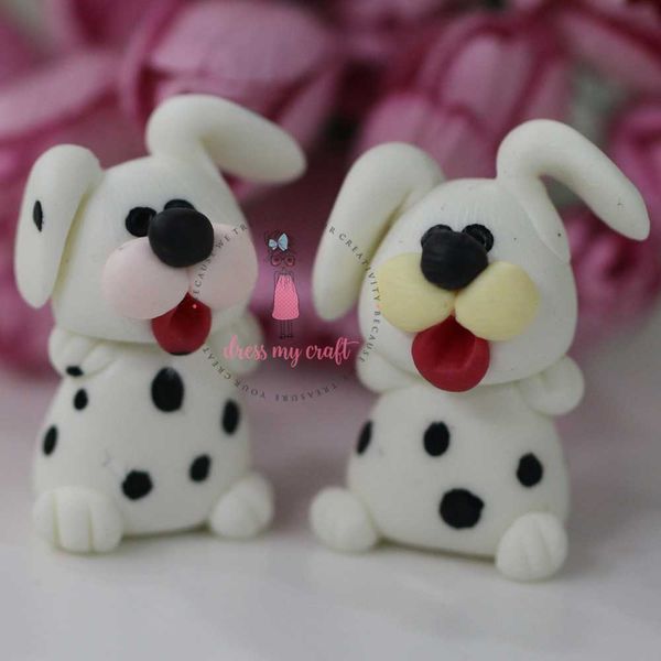 Miniature Figure Dog - White