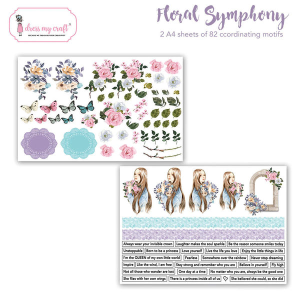 Floral Symphony Motif Sheet