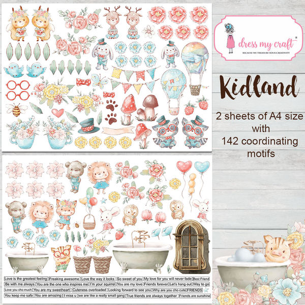 Kidland Motif sheet