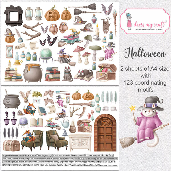 Halloween Motif sheets