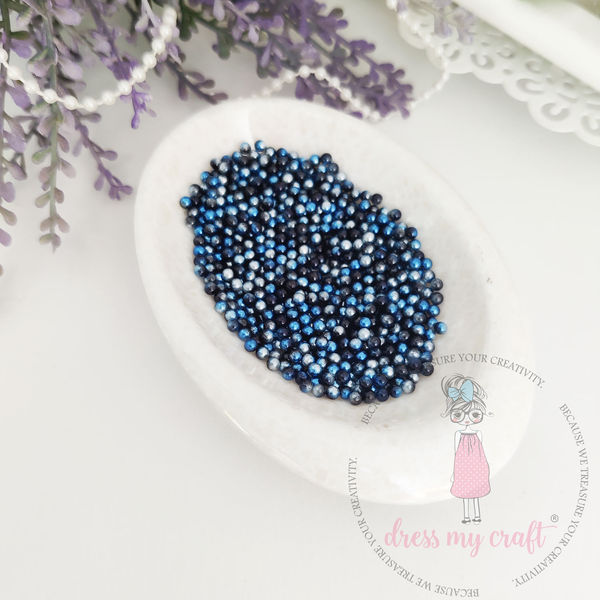 Mini Unicorn Beads - Blue Black