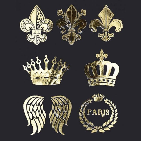 London Crown -  - Fabric Metal Leaf Transfer