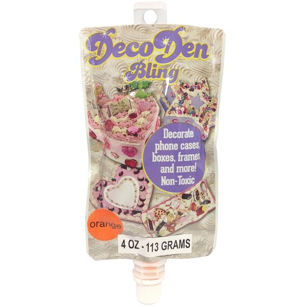 Orange- Deco Den Bling Paste 4oz