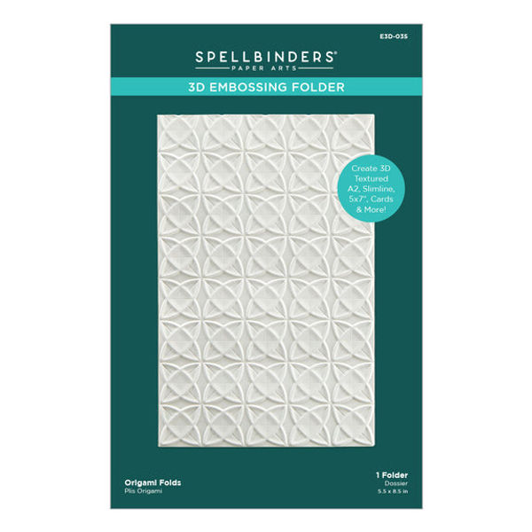 ORIGAMI FOLDS 3D EMBOSSING FOLDER