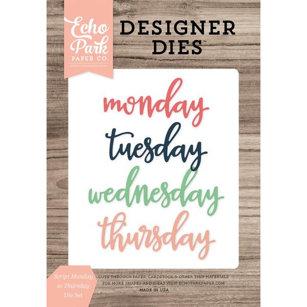 Script Monday To Thursday - Die