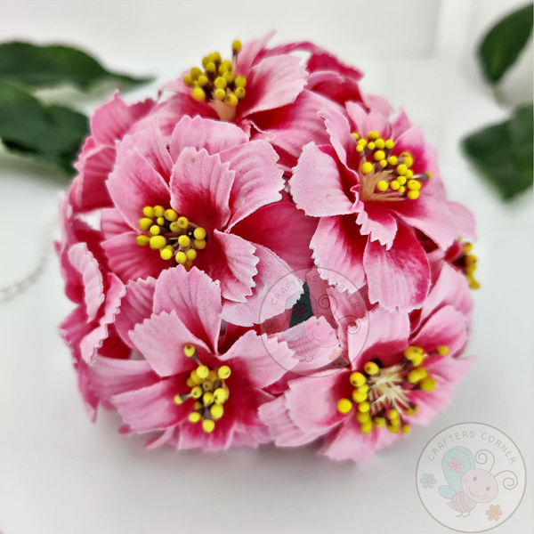 Fabric Flower - Pink