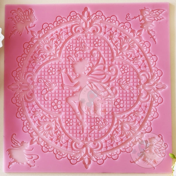 Fairy Damask - Fondant Lace Mould