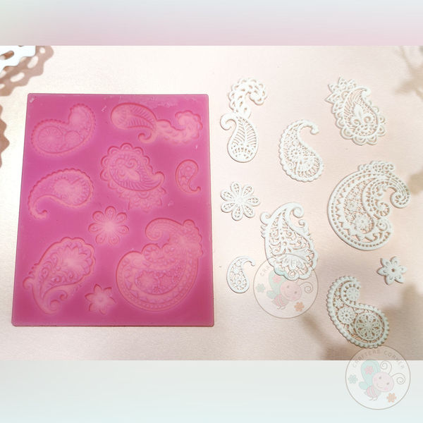 Paisley - Fondant Lace Mould