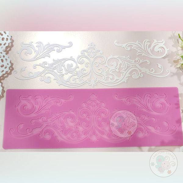 Swirly Border - Fondant Lace Mould