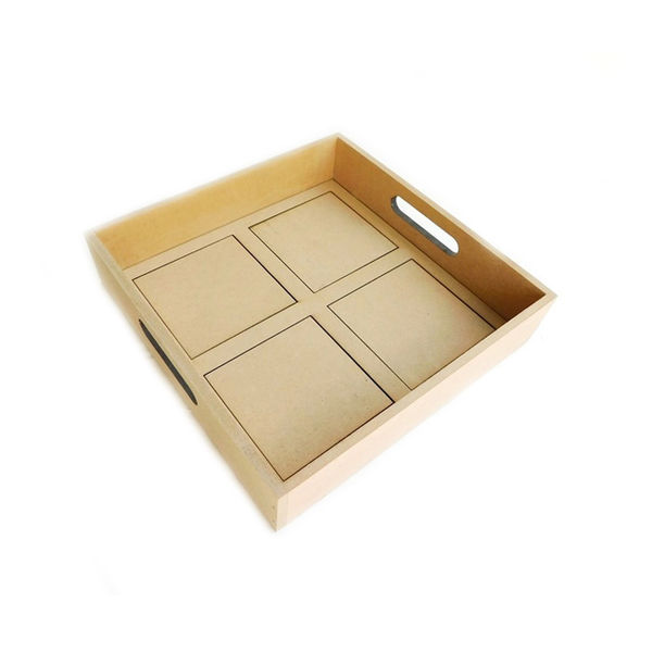 Rectangular Slot Tray - 4 Slot