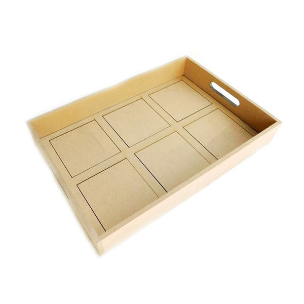 Rectangular Slot Tray - 6 Slot