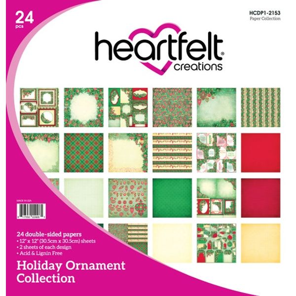 Holiday Ornament Paper Collection