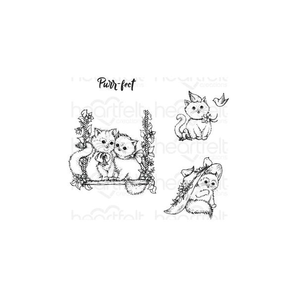 Purr-fect Playdate Cling - Stamp