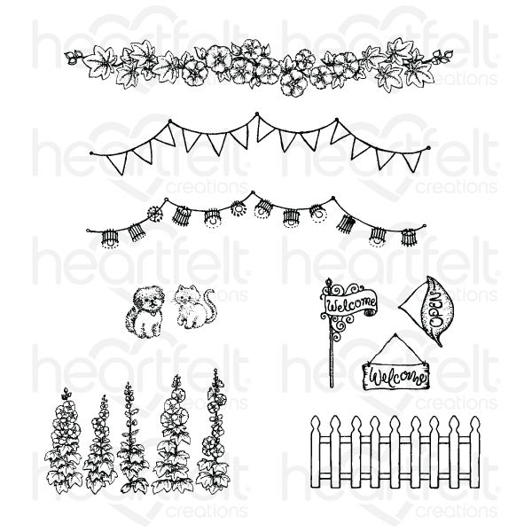 Elements of Home Cling Stamp Set