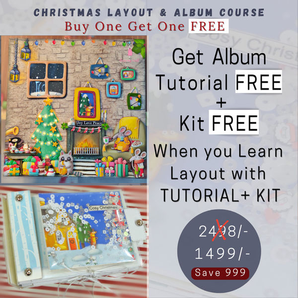 Christmas & Jinnie Layout & Album Course With Kit