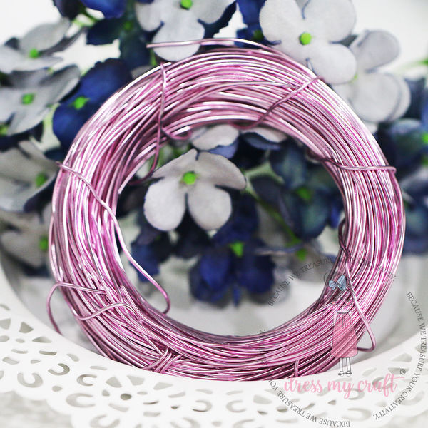 Jewelry Making Wire - Pink - 1 mm