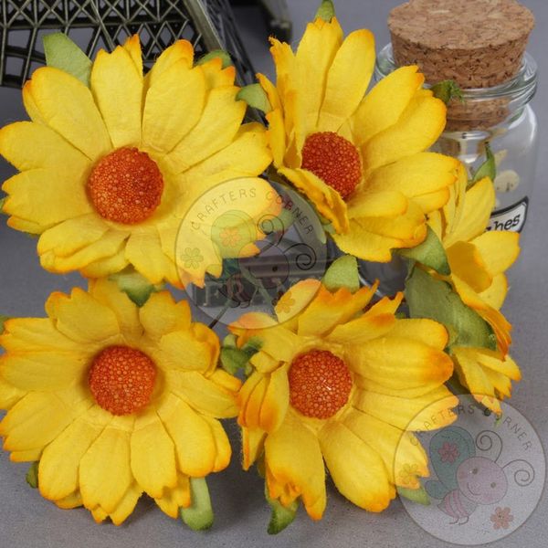 Bright Yellow - Mulberry Daisy Flower