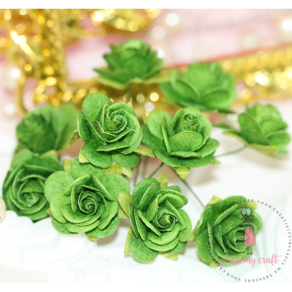 Micro Roses - Bright Green