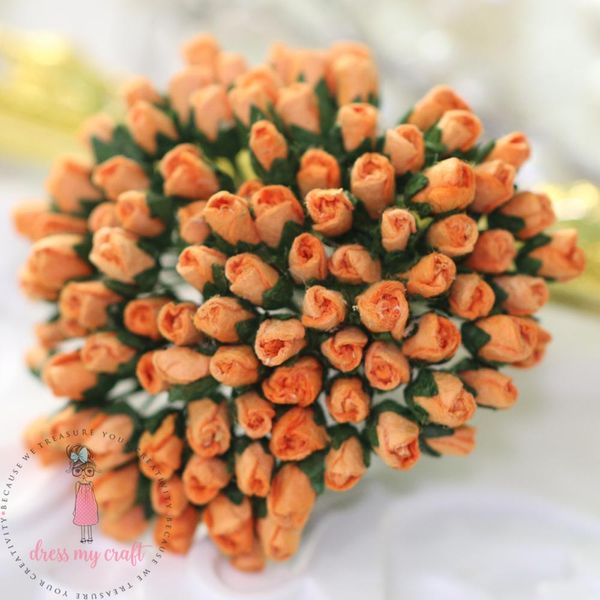 Micro Rose Bud - Orange