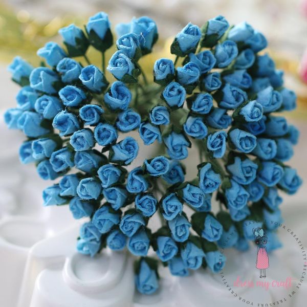 Micro Rose Buds - Blue