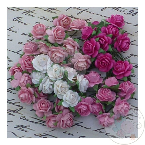 Pink Micro Roses Combo