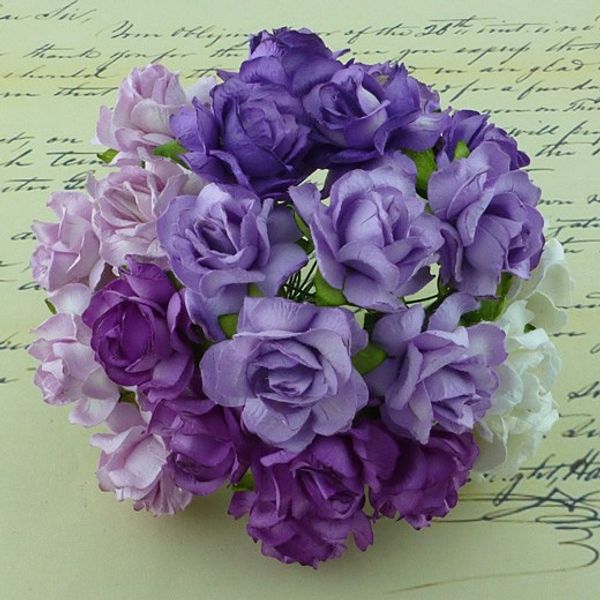 Wild Rose Combo - Purple/Lilac/White