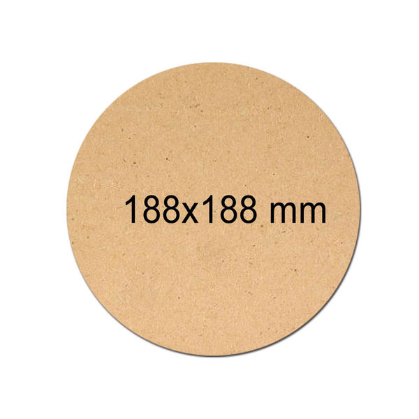 Round MDF Plate #11 - 188 mm