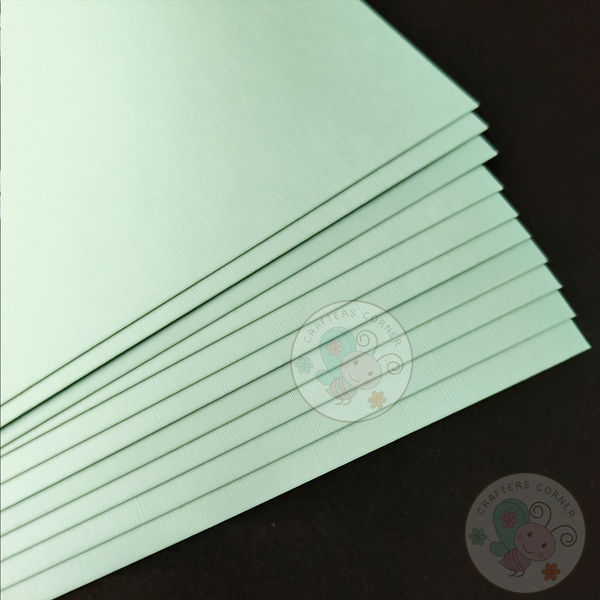 Pearl Blue Textured Cardstock - 11.9"x 11.9" - 300 GSM