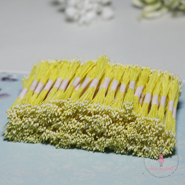 Pointed Thread Pollen - White Yellow - Wholesale Pack
