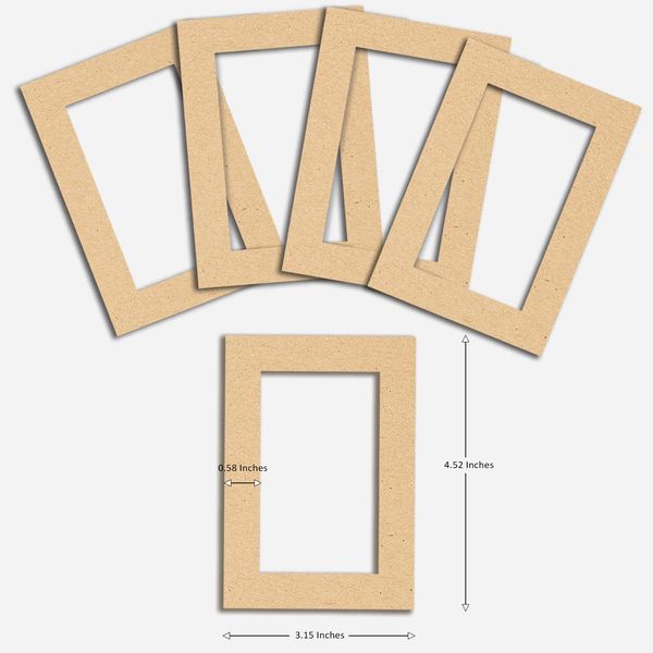 Rectangle Frames - Big (Pack of 5)