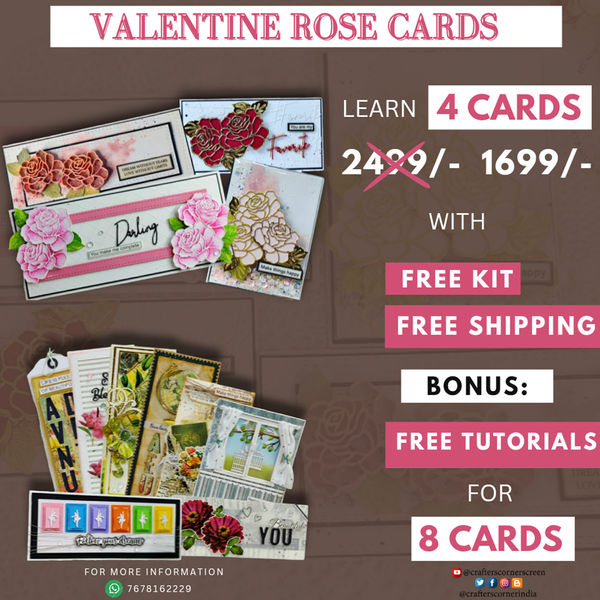 Valentine Rose Cards Course