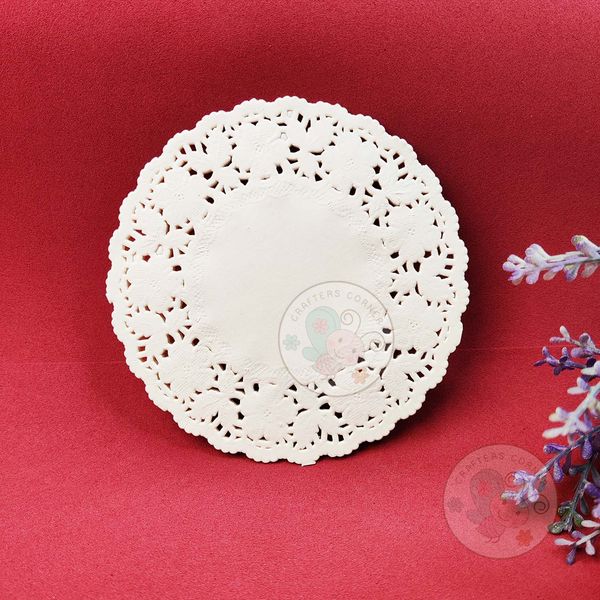 Paper Doilies - 4.5" Round White 100/Pkg #1