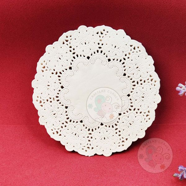 Paper Doilies - 4.5" Round White 100/Pkg #2