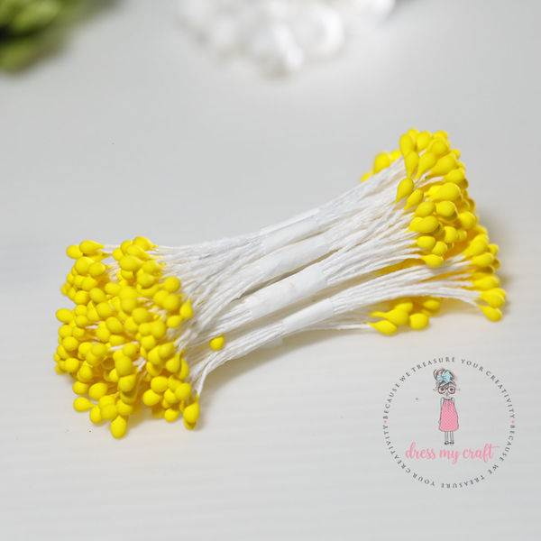 Round Thread Pollen - Bright Yellow