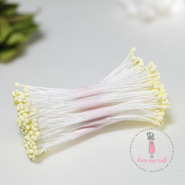 Round Thread Pollen - Pastel Yellow