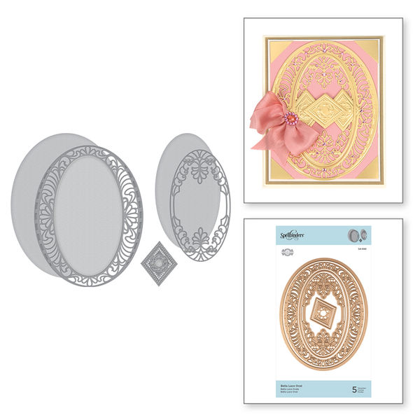 Shapeabilities Bella Luce Oval Etched Die