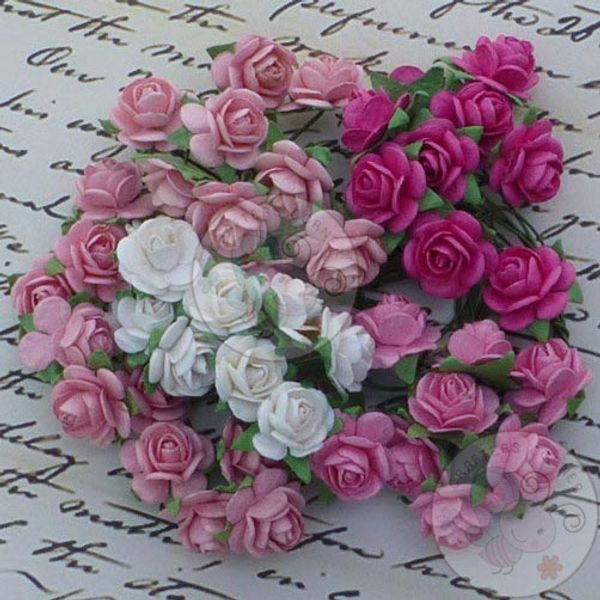 Pink Tone - Micro Roses Combo