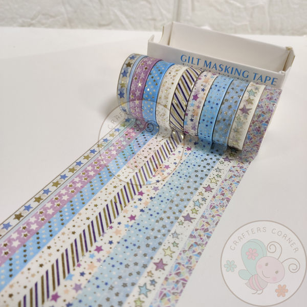 Glittery Stars - Washi Tape