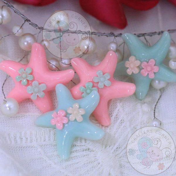 Starfish with Flower - Assorted Color