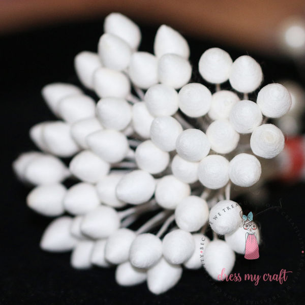 8 mm Pointed Styrofoam Buds