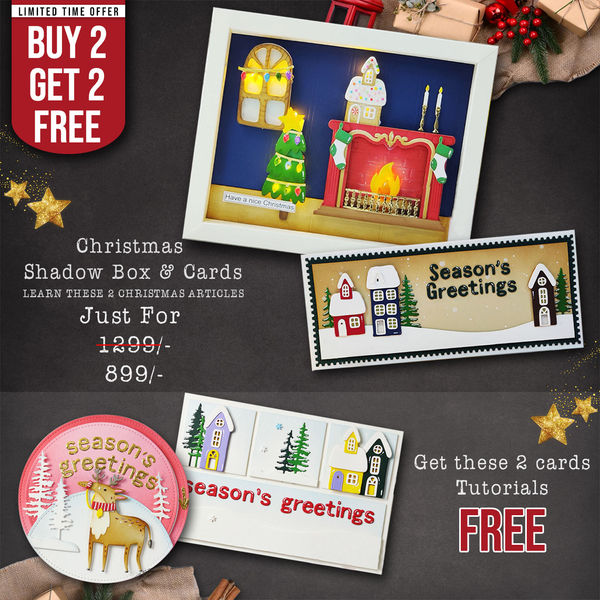 Christmas Shadow Box & Cards (Tutorials Only)