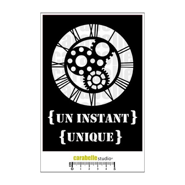 Stencil - Horloge, un instant