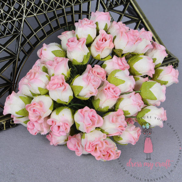 Twisted Rose Buds - Soft Pink