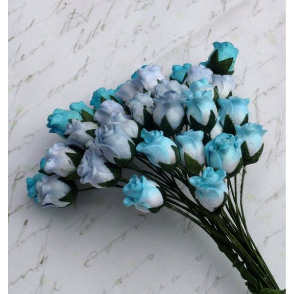 Blue Tone - Twisted Rose Buds Combo