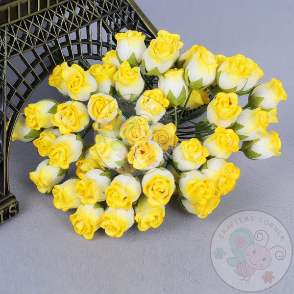 Yellow - Twisted Rose Buds