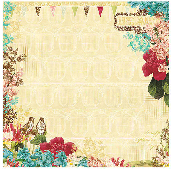 Garden Gala Garden - 25 Pcs of 12" x 12" Designer Vellum