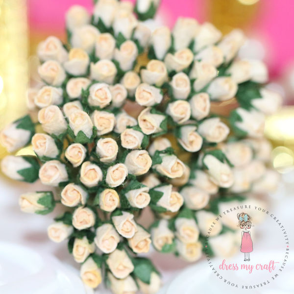 Micro Rose Buds - Cream