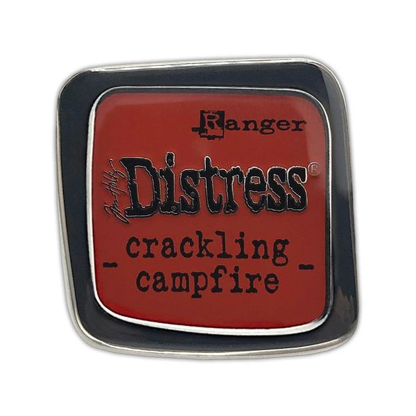 Tim Holtz Distress® Crackling Campfire Enamel Pin 