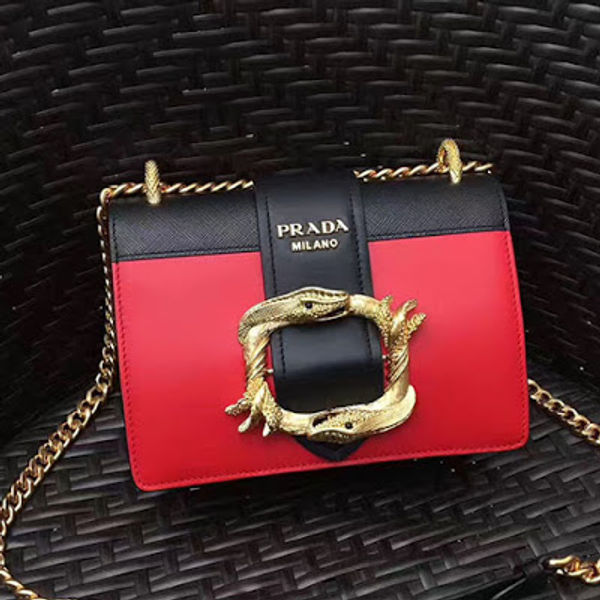 prada leather sling bag